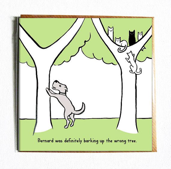 Barking-up-the-wrong-tree
