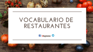 Vocabulario de restaurantes