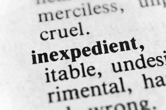 Inexpedient